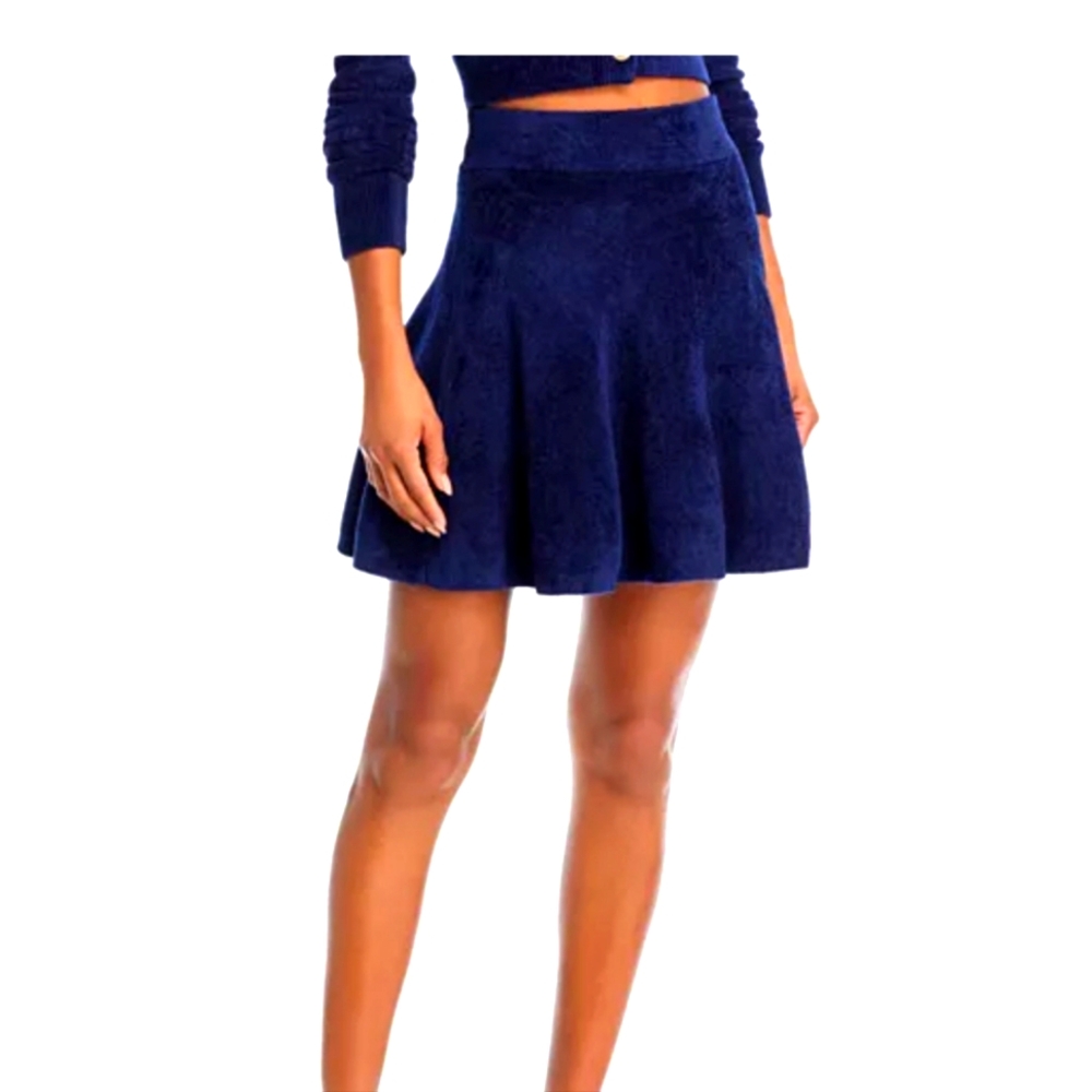 Elegant Navy Blue Women's Skirt